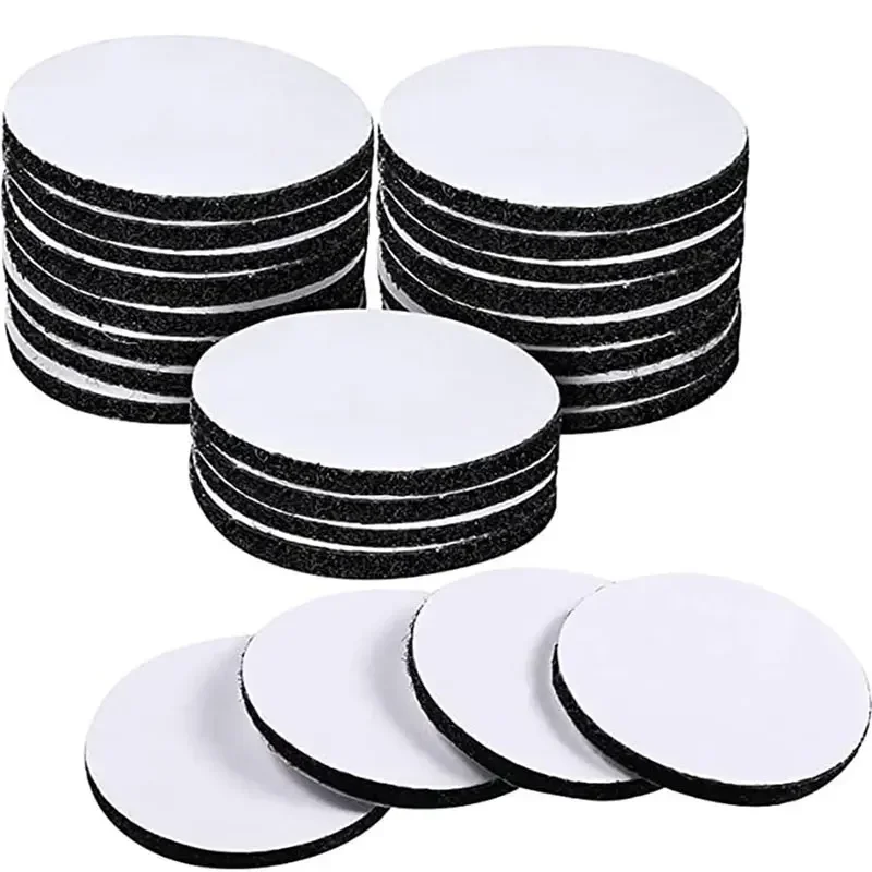 30/5Pairs Double Sided Adhesive Fixing Stickers Hook and Loop Self Adhesive Fastener Tape Carpet Fixed Patch Anti Skid Grip Tape