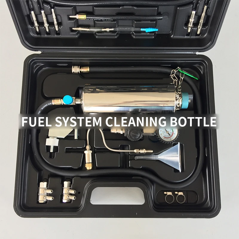 Automobile fuel system free disassembly cleaning hanging bottle BY-T01 fuel injector intake three-way catalytic 3-in-1 cleaning