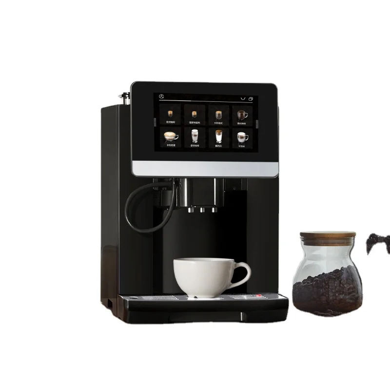 

OUGUANXUAN Commercial Multifunctional 19 Bar Coffee Grinder Machine Automatic Cleaning Coffee Making Machine