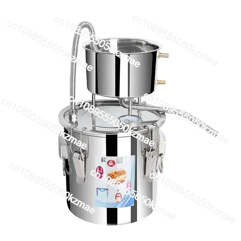 DIY 20-liter distiller, 304 stainless steel, alcohol, alcohol-manufacturing, wine oil, baking equipment