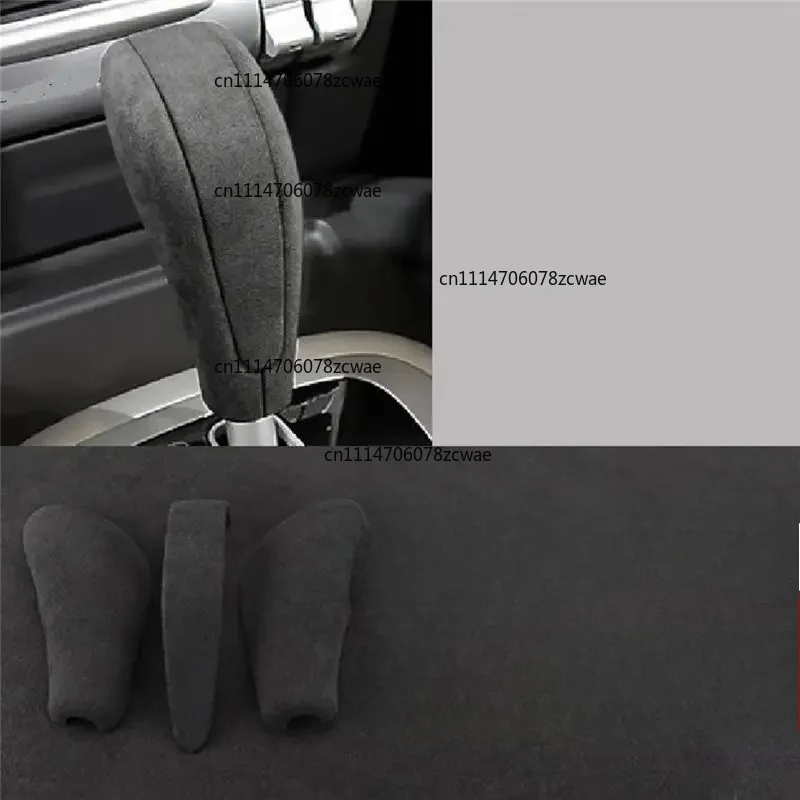 For Cayenne 04-09 A QM-Car Gear Handle Sleeve Lever Cover Car Handball Protection Sticker Car Interior Replacement