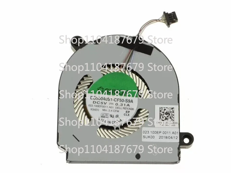 

1pcs CPU Cooling Fan For Dell Latitude 13 5300 2-in-1 0KC1WR KC1WR Laptop Part