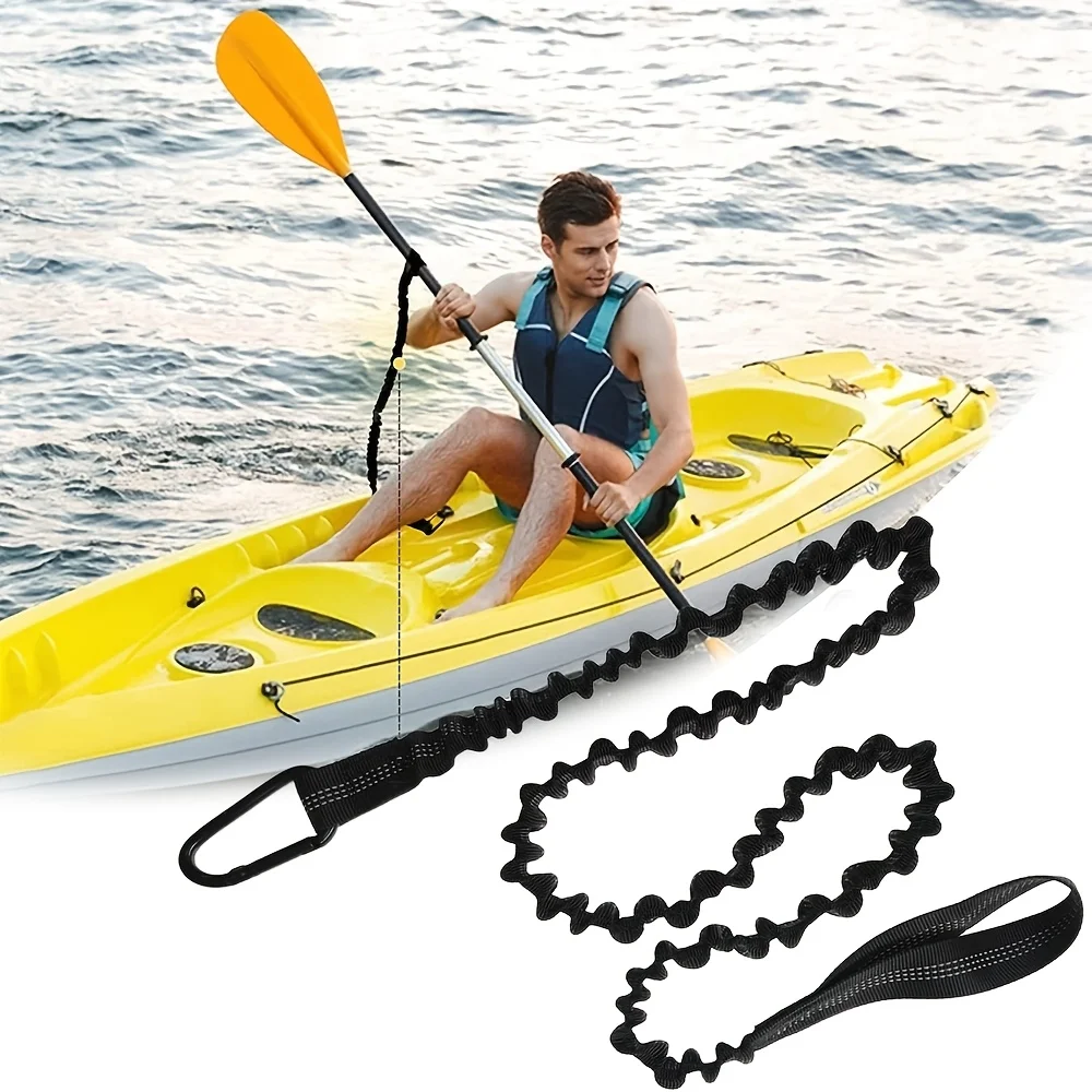 Reflective Kayak Paddle Tether 1pc Anti Drop Wrist Strap Paddle Holder Canoe Sup Outdoor Water Sports Paddling Safety Equipment