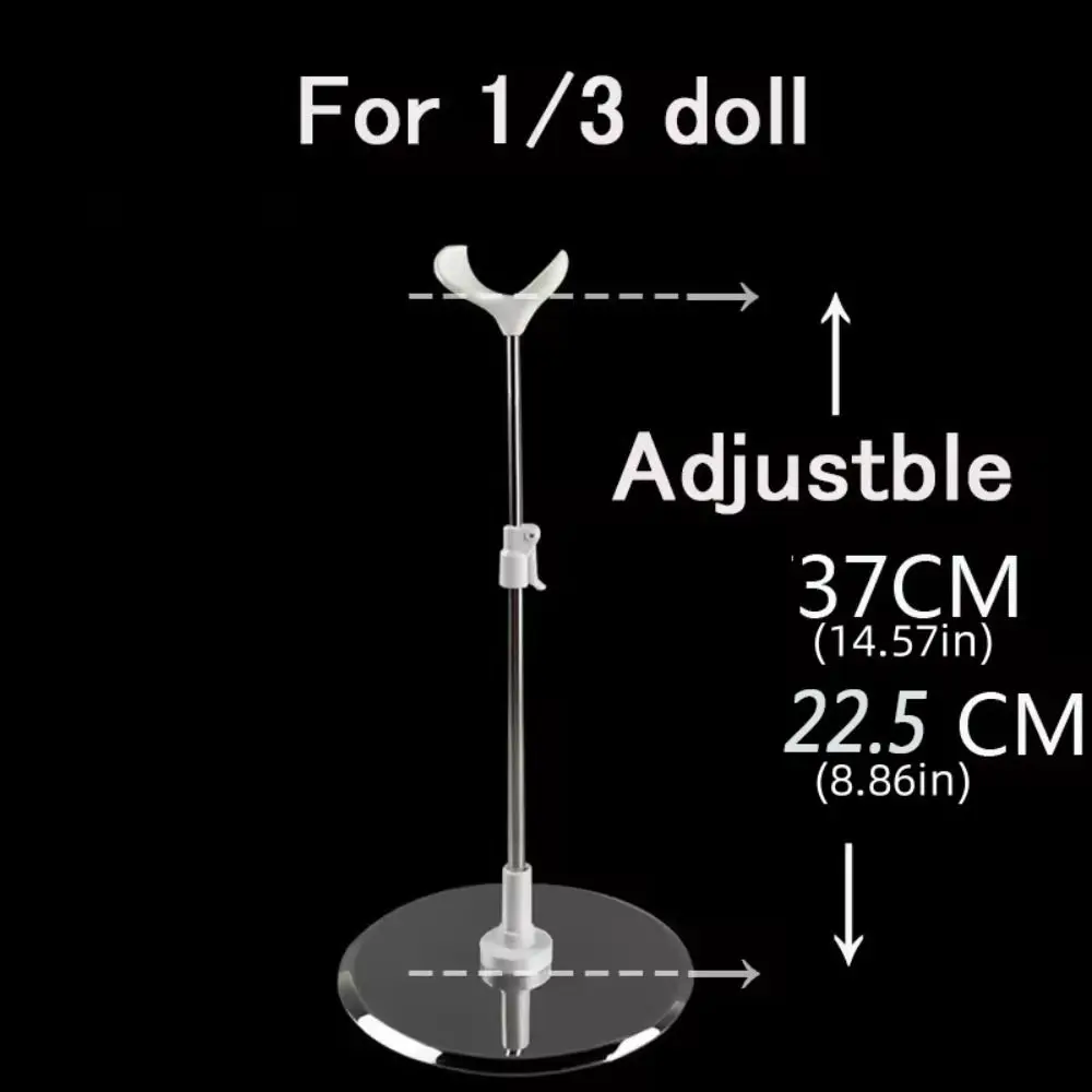 Support sur pied en acier inoxydable, présentoir universel réglable pour modèles de figurines de poupée Bjd, accessoires, 1/3 1/4 1/6 1/8
