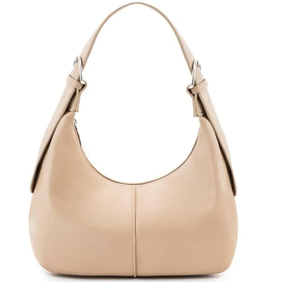 

Сумки-хобо для женщин из мягкой веганской кожи, сумки-полумесяцы на плечо, мягкие сумки-тоут, сумки-кроссбоди