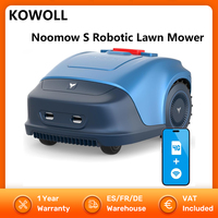 KOWOLL Robotic Lawnmower for Garden up to 1000m²  Parallel Tracks Charging Station Included, 4.4 Ah Lawn Mower Robot