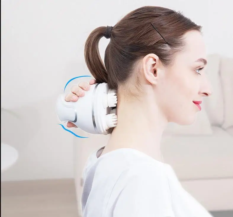 مقاوم للماء تدليك الرأس الكهربائية اللاسلكية فروة الرأس مدلك منع تساقط الشعر الجسم الأنسجة العميقة العجن تهتز الرعاية الصحية جديد