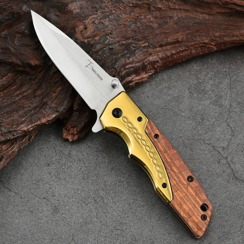 Folding Knives for Men Camping High Hardness Steel Outdoors Self Defense Military Tactical Knives for Hunting and Fishing