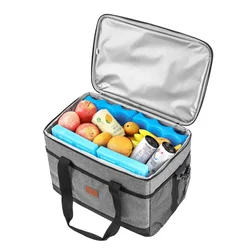 Multifunctional Collapsible Cooler Bag Insulated Picnic Lunch Bag Cooling Bag Outdoor Travel Water proof Food Bags Camping BBQ