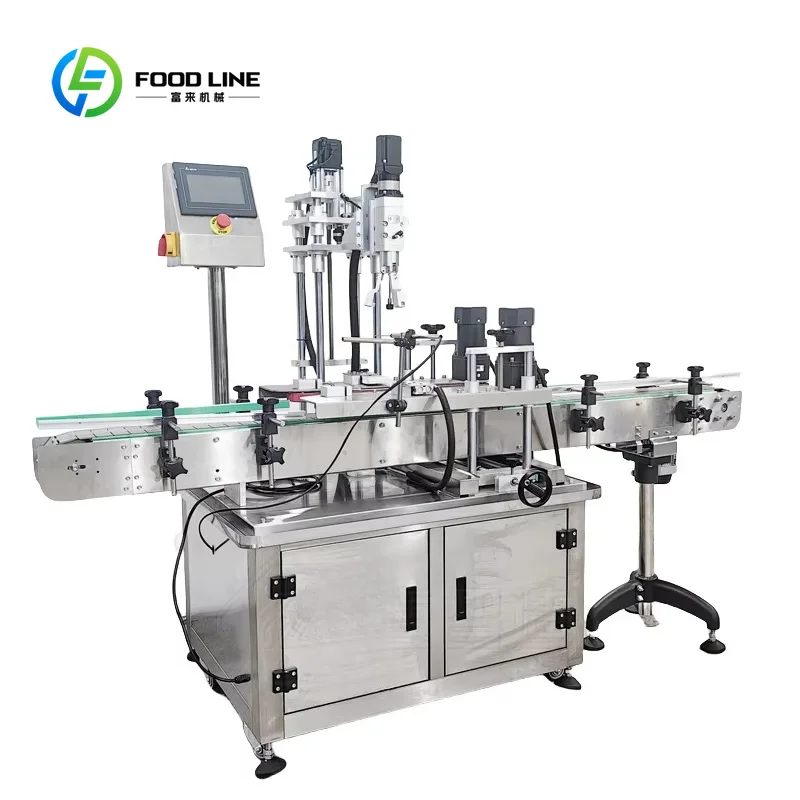 Fully Automatic Capping Machine for Emulsifying Liquid Paste Liquid Fruit Soy Sauce Factory-Customized Food Wood Motor Pump