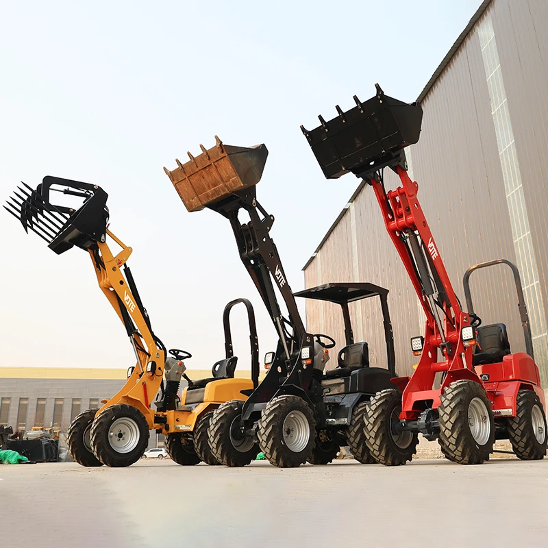 front 4 Wheel manufacturer wheel loader 3.5 ton rated load 5 ton front end loader telescopic Earthmoving machinery