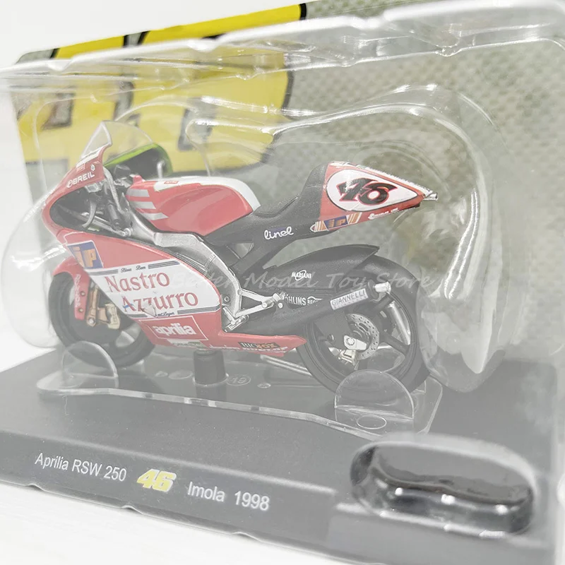 1:18 Diecast Motorcycle Model Toy Aprilia RSW 250 lmola 1998/ Mugello 1999 Replica For Collection