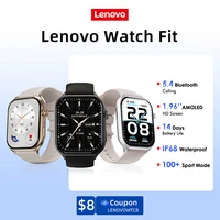 reloj inteligente hombre mujer Lenovo, reloj deportivo para Fitness, frecuencia cardíaca, pantalla completamente táctil, llamada BT, reloj inteligente ultraligero para hombres relojes baratos y el envío gratis