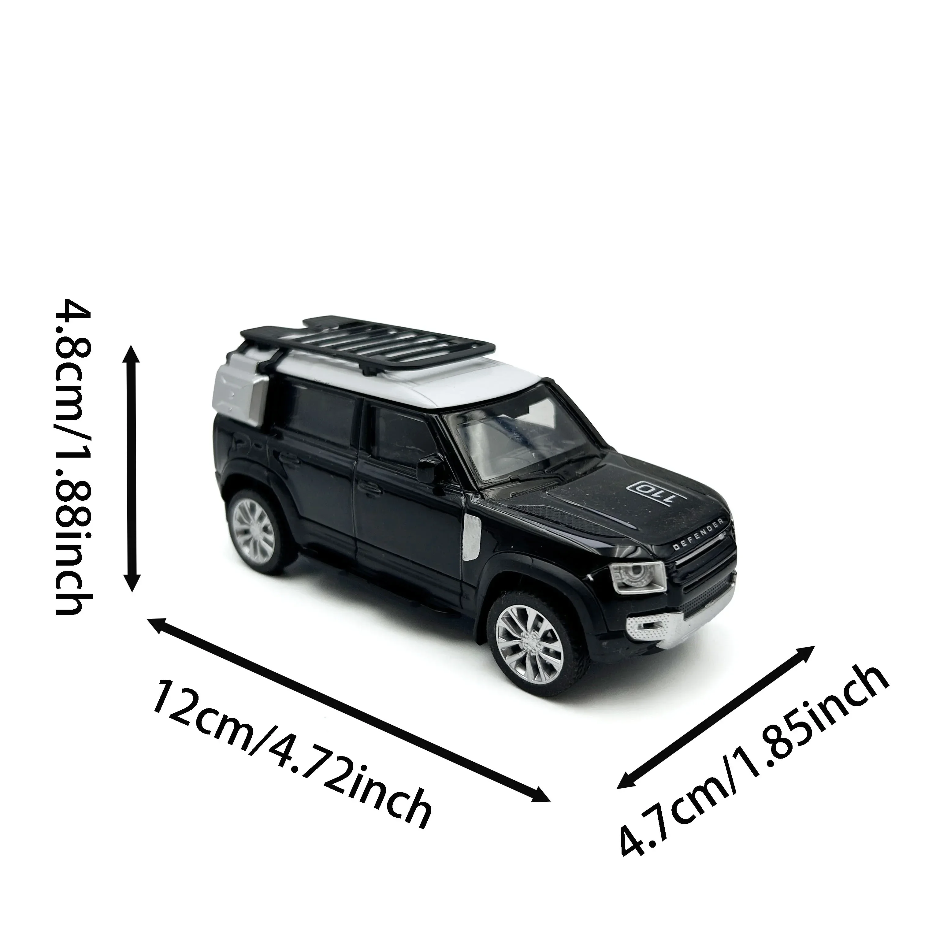 Uma caixa de 1:43 defender 110 p400 kit especial versão liga modelo de carro coleção infantil de brinquedos ornamentos presente do feriado