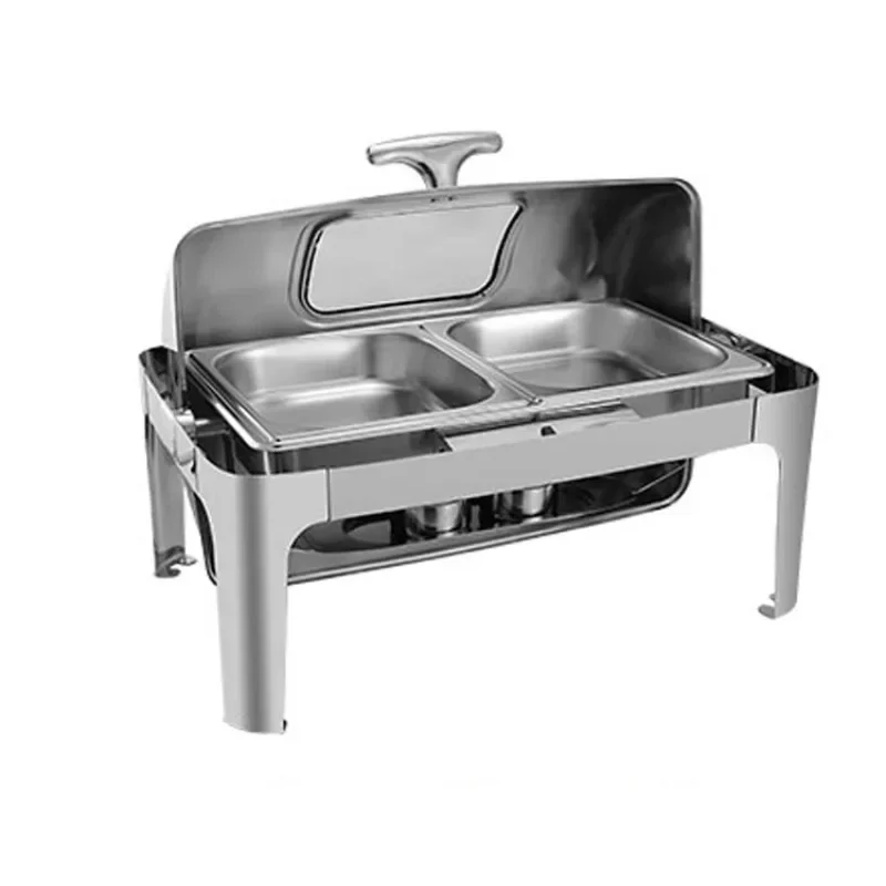 High quality insulated casserole countertop food heater pot stainless steel buffet utensils hot pot