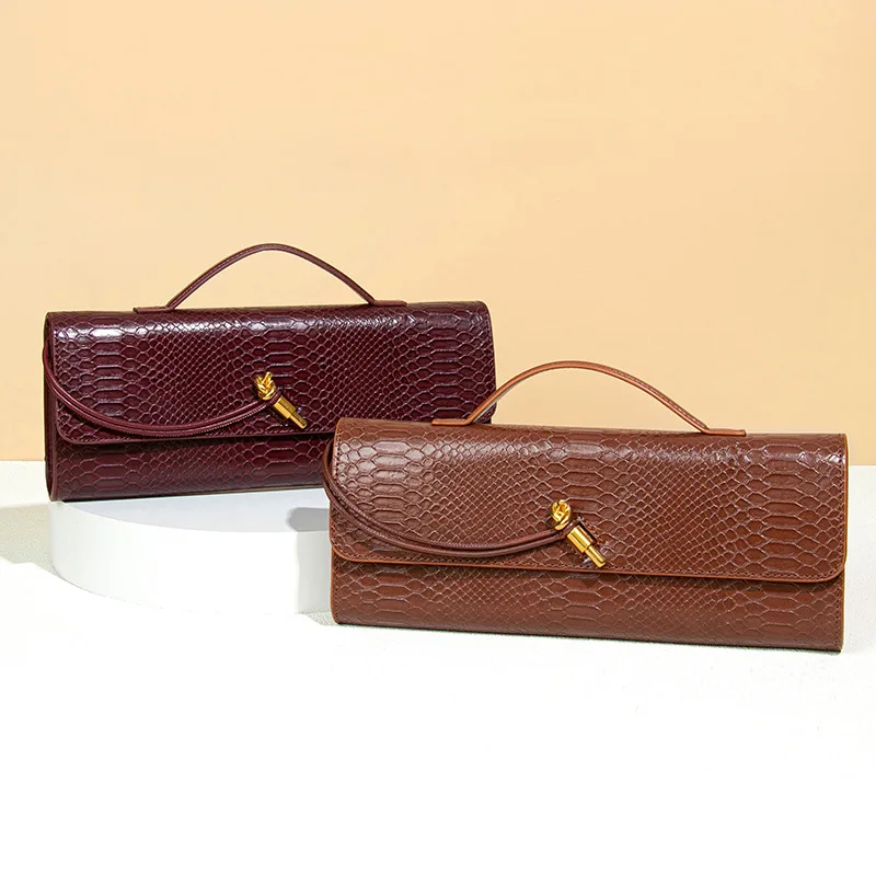 

Новинка 2023 года, сумка-аккордеон с тиснением под крокодила для женщин, элегантный вечерний клатч премиум-класса, трансформируемая сумка на плечо и официальные мероприятия