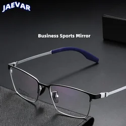 Ultra-light Pure Titanium Glasses Frame Business Sports Men's Glasses Frame Square Optical Prescription Eyeglass Frame T1133
