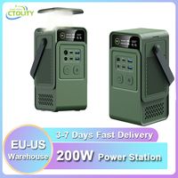 200W DC Power Bank 192Wh Powerstation Portable Power Station LiFePO4 Battery 60000mAh 200W Solar Generator for Outdoor Camping