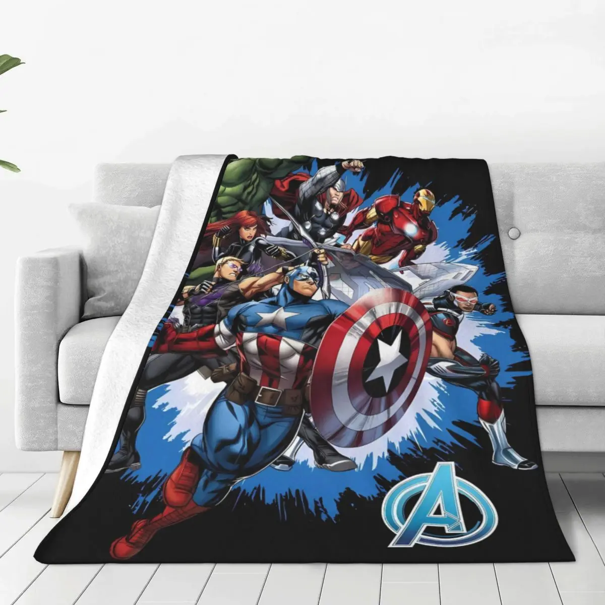 Warm Soft Blanket Travel Iron Man Bedding Throws Spiderman Flannel Bedspread For Living Room Novelty Sofa Bed Cover