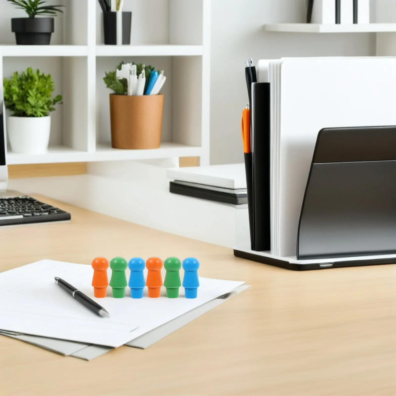 

180Pcs Wooden Pegs Colorful Chinese Checkers Board Game Replacement Pawns Traditional Strategy Flight Chess Pieces for