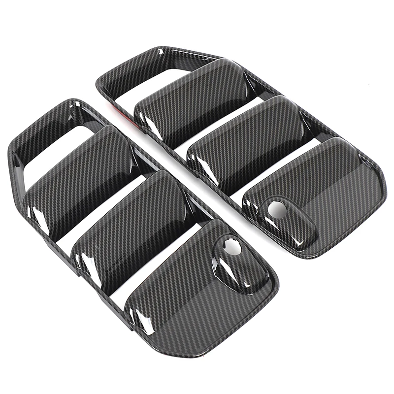 2Pcs ABS carbon fiber For Mercedes-Benz G-Class G63 2025+ car front bumper air intake grille decorative frame Car accessories