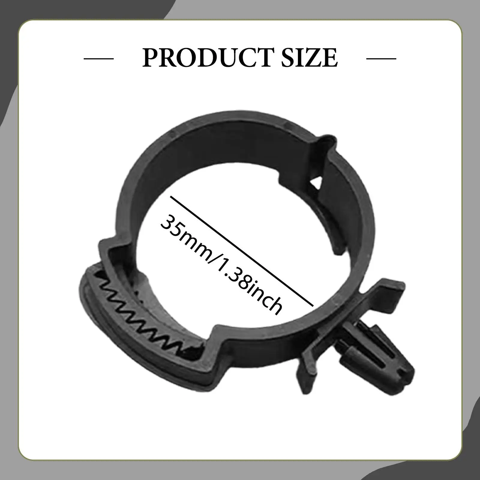 مشبك خرطوم المياه لمحرك السيارات، ملحق بديل مباشر، حامل بلاستيك 3.5 سم لصيانة محرك السيارة #6