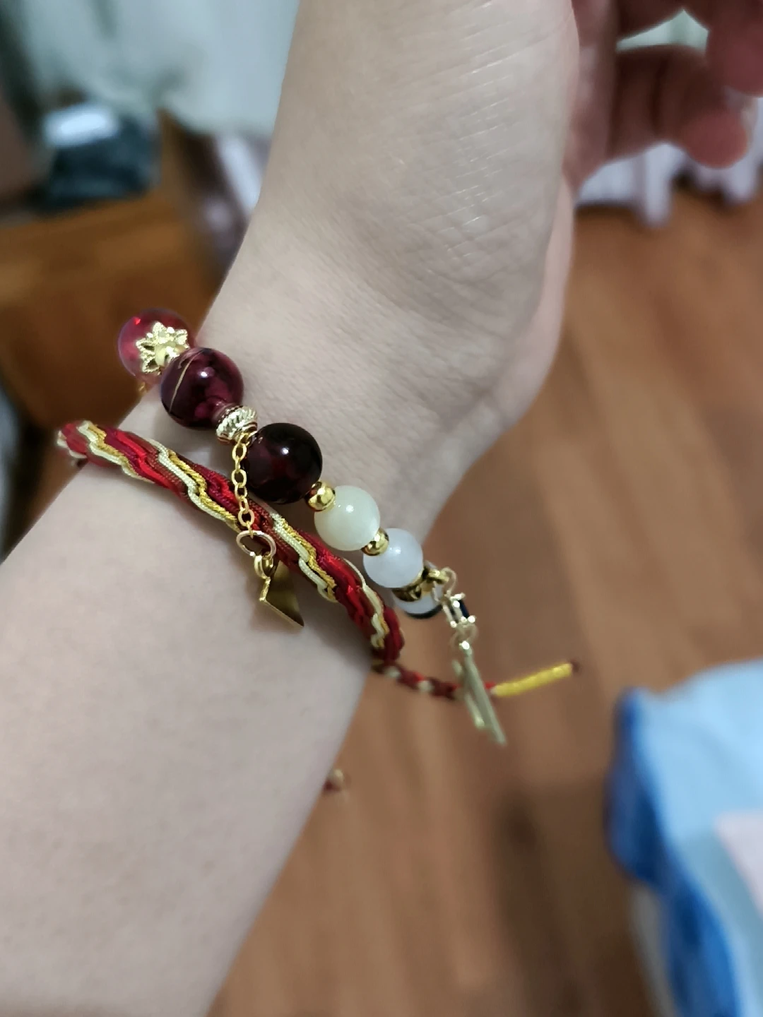

Honkai Star Rail Anaxa Feixiao Rappa Hot Jade goras Phainon Anaxa Cosplay bracelet Handmade Elastic Rope