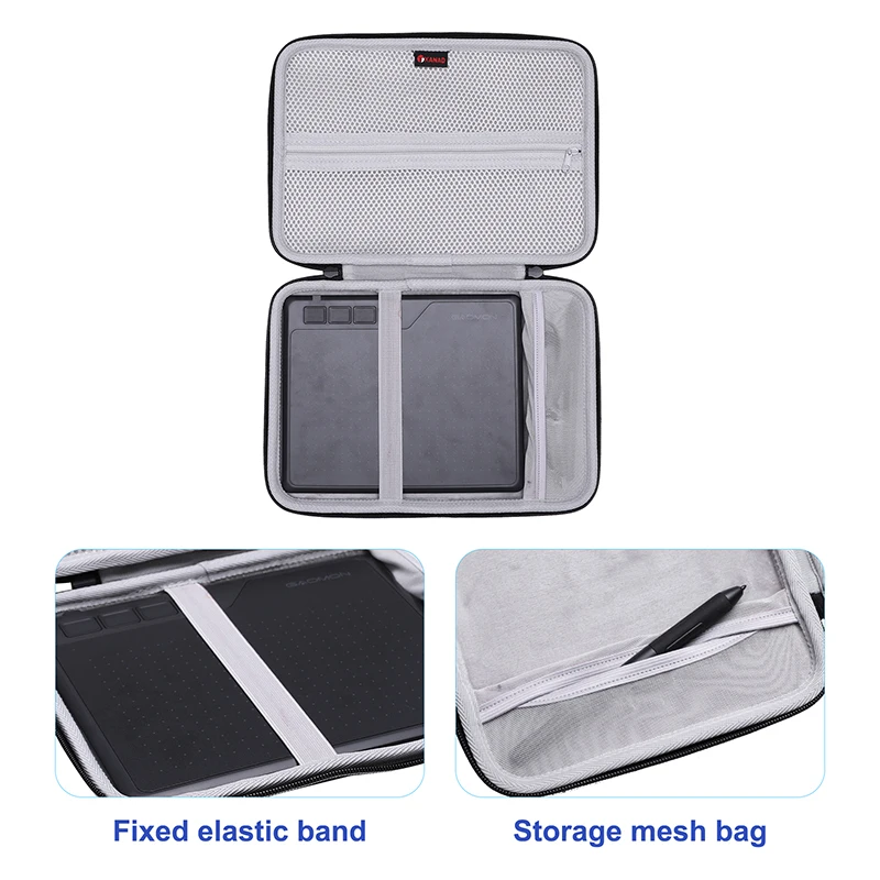 XANAD EVA Hard Case for GAOMON S620 Drawing Tablet Protective Carrying Storage Bag