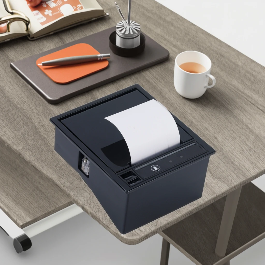 

58mm 2inch Panel Thermal Receipt Printer with Auto Cut USB RS232 TTL Embedded Printer 12V for Kiosk Machines