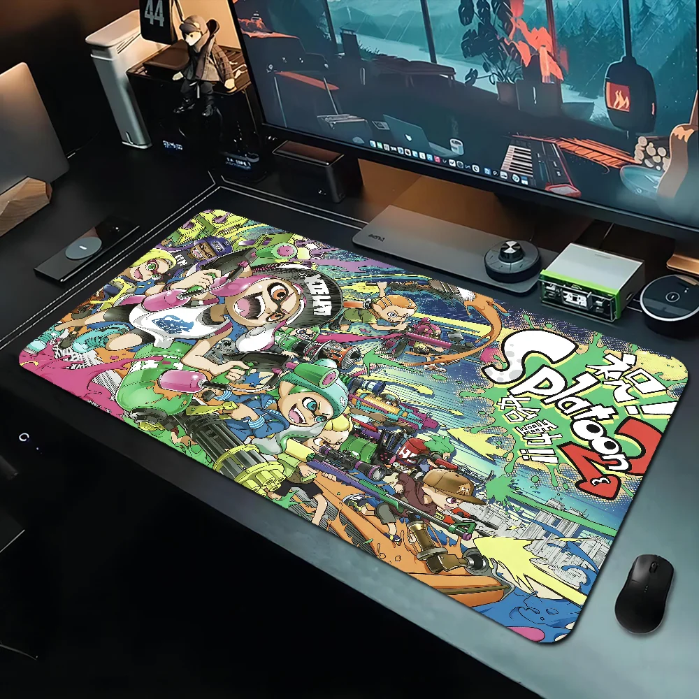 Game S-SplatoonS Mousepad Boy Pad Natural Rubber Gaming mousepad Desk Mat Size for Gameing World of tanks CS GO Zelda