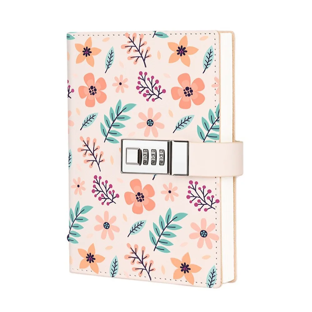 

Fashion 224 Pages B6 Notebook Thickened Printed Pattern Diary Book Waterproof Protecting Secrets Student Notepad Writing Diary