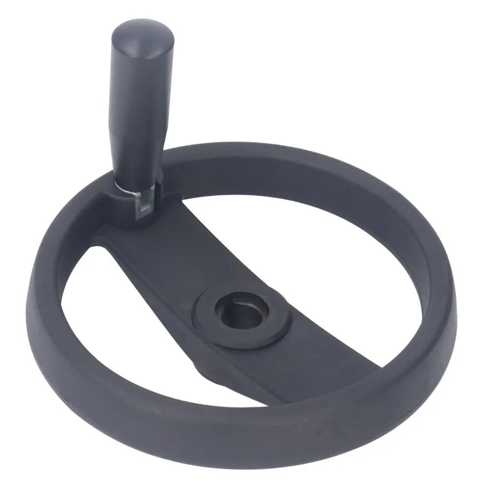 

200x18mm Hand Wheel 7.87inch Diameter Plastic Round Wheel Plastic Handwheel 18mm Hole Diameter Revolving Handle Milling Machine