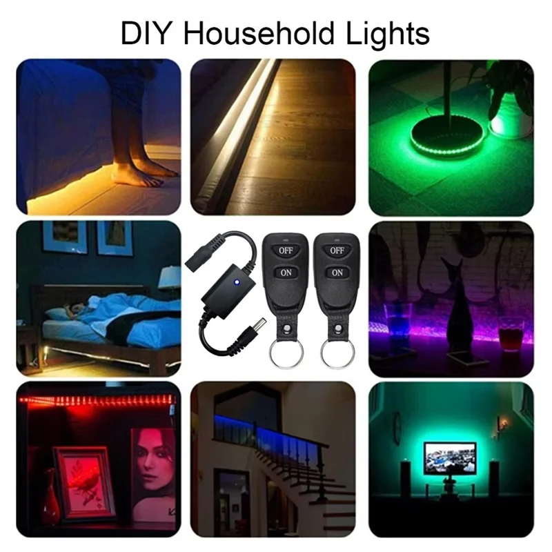 

FAST-DC3.7V-12V Беспроводной радиочастотный пульт дистанционного управления, релейный драйвер, включение и выключение для светодиодной ленты, лампа для чтения, микропереключатель