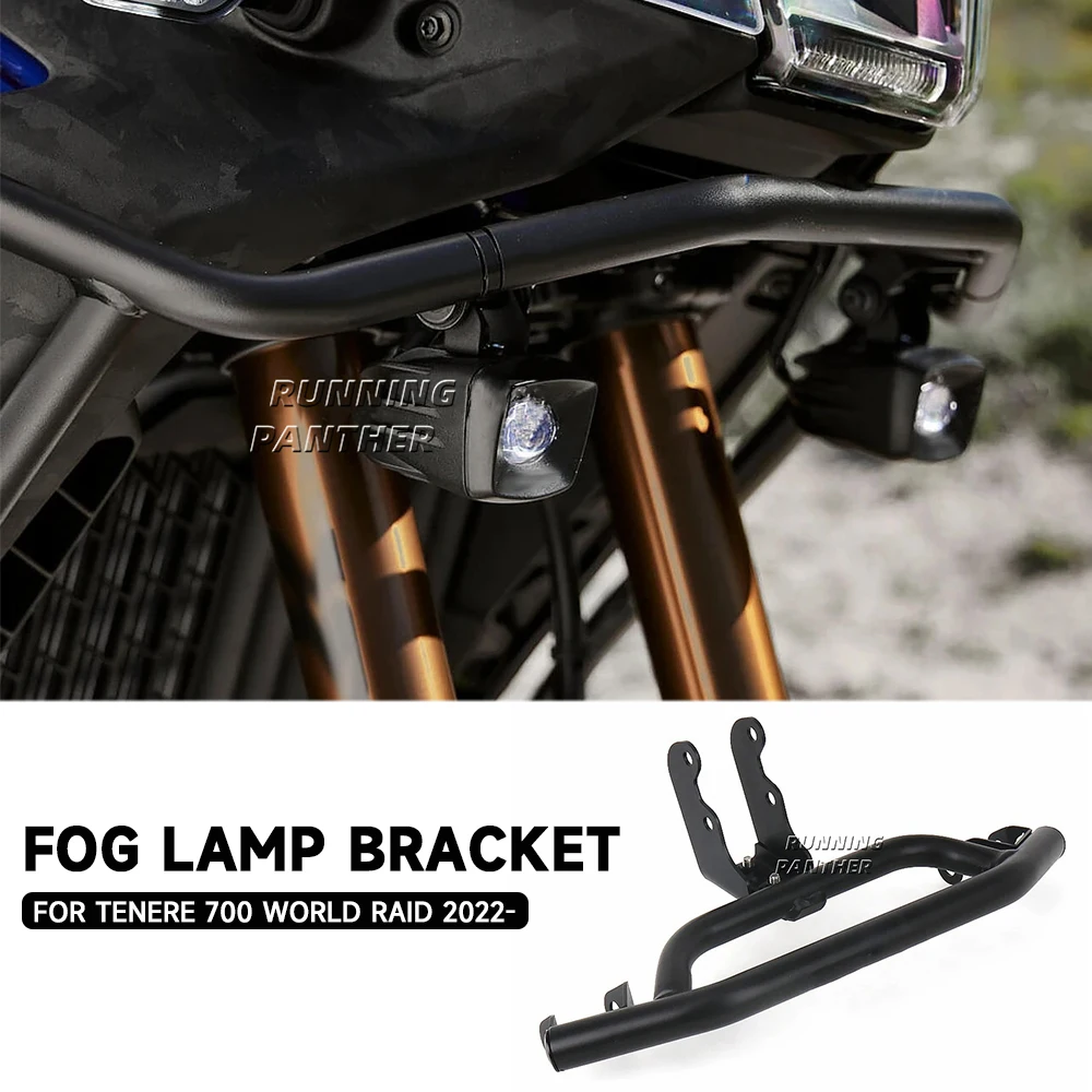 

Motorcycle Fog LAMP Bracket For Yamaha TENERE Tenere 700 World Raid 2022 2023- Crash Guard Light Bracket Auxiliary Bar