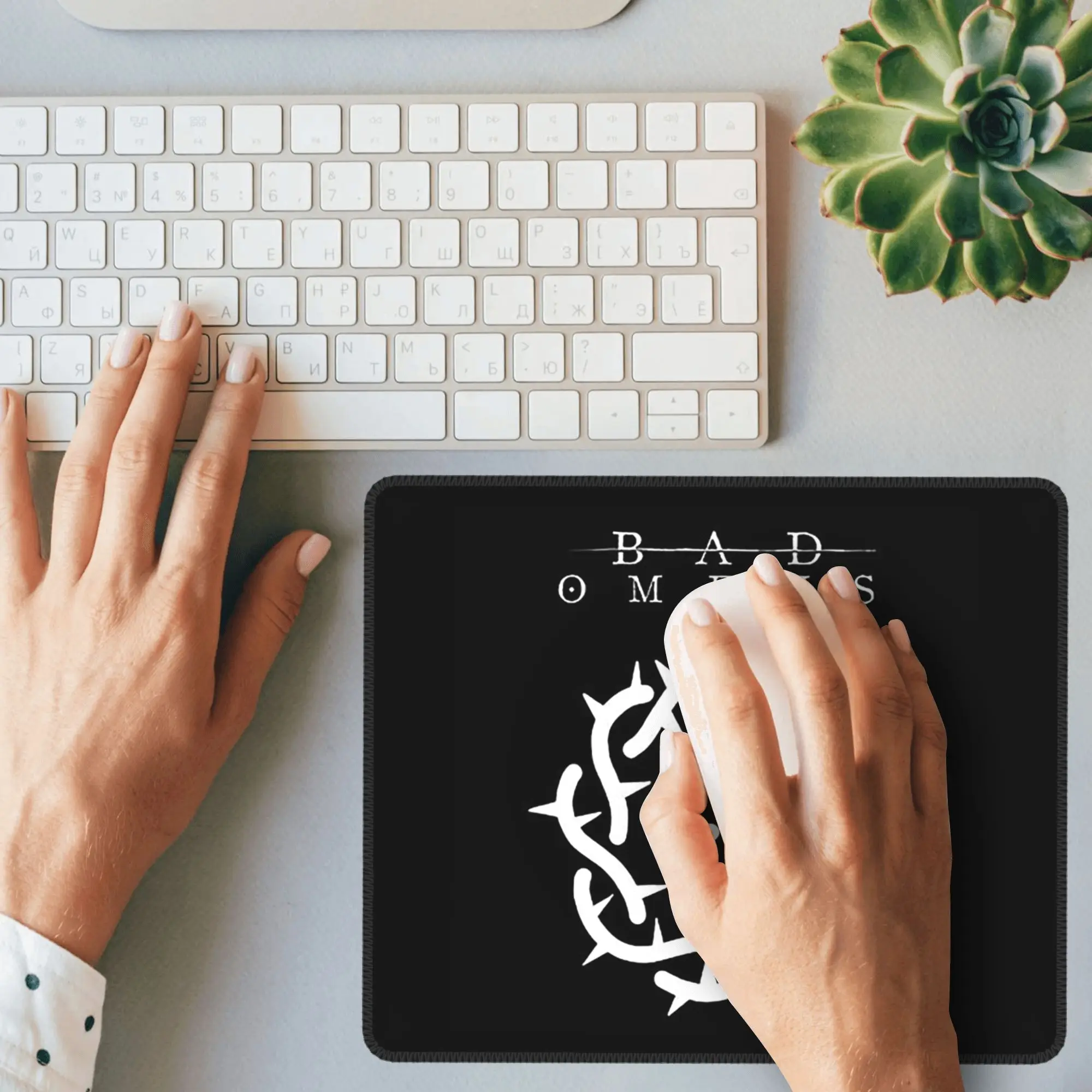 

Обложка Bad omens, коврик для мыши, компьютерная клавиатура, коврик для мыши, игровой ПК, ноутбук, настольный коврик, офисные коврики для стола