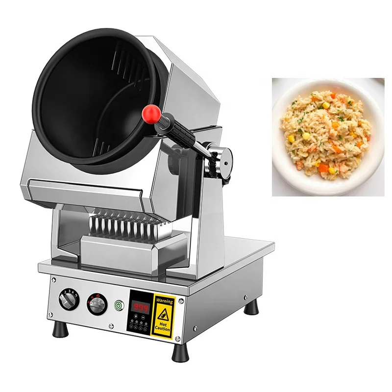 

Hotel canteen Commercial cooking equipment Roller fried rice frying machine