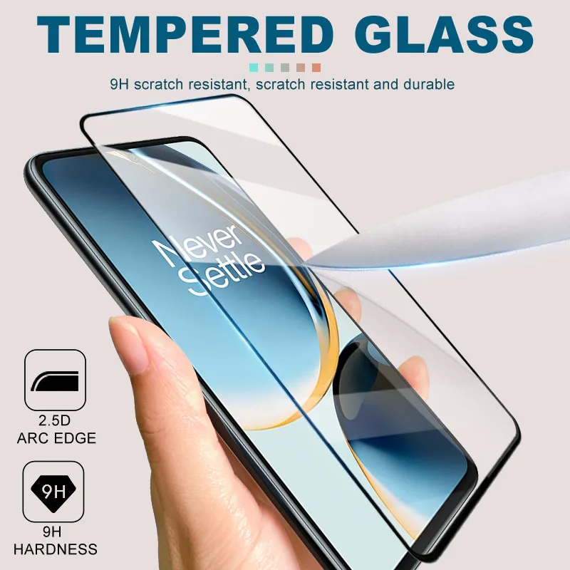 5Pcs 9H Tempered Glass For Oneplus 8T 9 10T 10R Ace 2V Screen Protector Nord CE 2 3 Lite 2T N10 N20 N30 N100 N200 N300 Glas Film