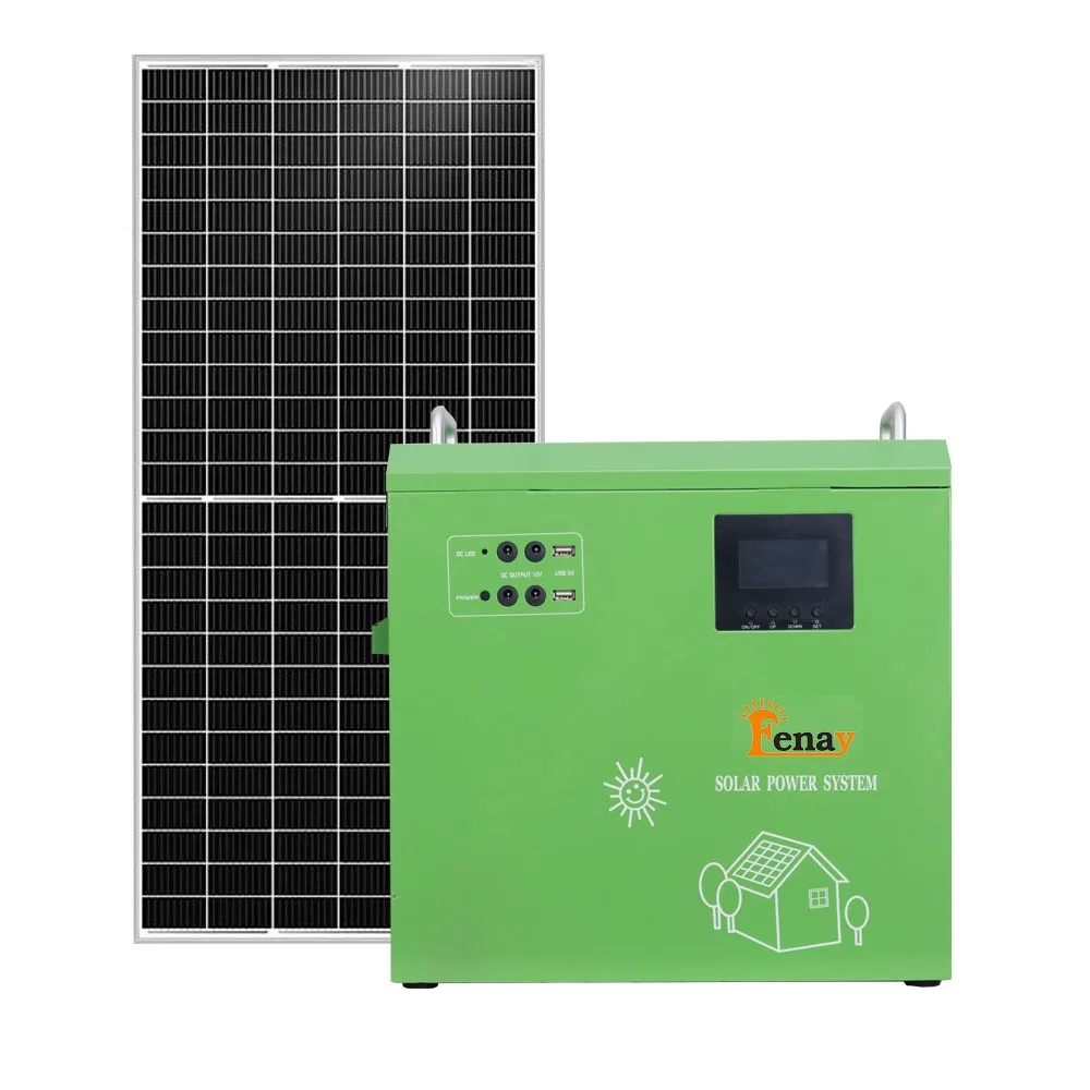 Portable 5kWh Solar Panel Power Station Generator with 3kW/5kW MPPT Inverter 110V/220V Split Voltage Home Backup