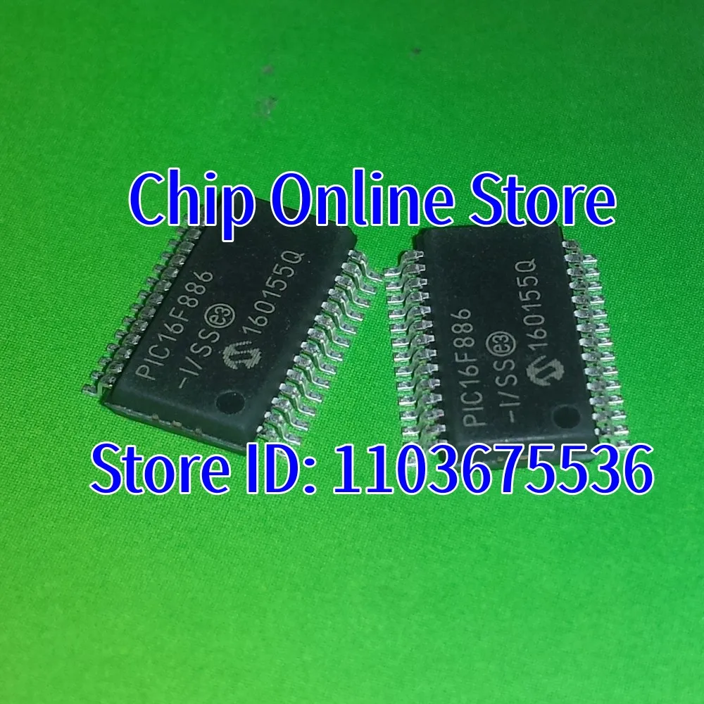 

2~100pcs PIC16F886-I/SS PIC16F886T-I/SS PIC16F886 SSOP28 New Original 8 Bit Microcontroller MCU