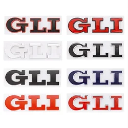 3D Metal Letters GLI Logo Rear Trunk Boot Emblem Badge Sticker For Volkswagen VW Jetta MK2 MK4 MK5 MK6 MK7 Car Accessories