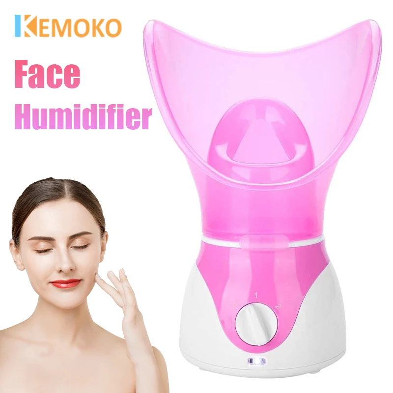 Facial Sprayer Warm Mist Moisturizing Pore Cleanser Removing Acne Aromatherapy Face Hot Fog Steamer Home Spa Humidifier Beauty