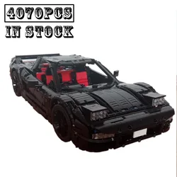 NEW Model MOC-30093 MOC - 90's  NSX super sports car  Building Blocks Bricks Children's Education Kids for Toys  Birthday Gifts