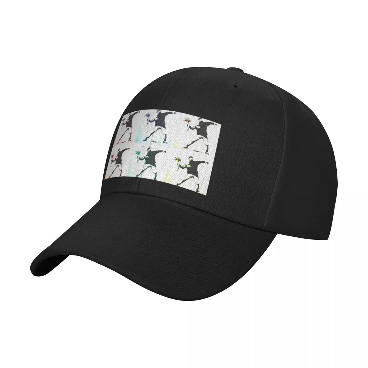 

The Walled off hotel, Banksy, Flower Thrower - Love Is In The Air, Baseball Cap cute |-F-| Sunhat Golf Wear Men Women's