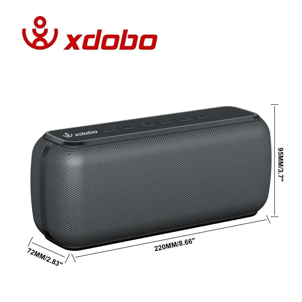 XDOBO X8 Bluetooth Speaker 60W Deep Bass Bluetooth Subwoofer Waterproof 6600mAh Wireless Speaker for Camping Riding Hiking - view 6