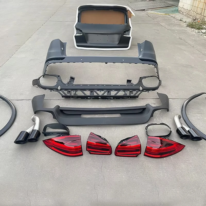 2020 PP Plastic 958.1 Upgrade to 958.2 Rear Kit Tailgate 2018 9Y0 Turbo S Design Front Bodykit for 958 Body Kit