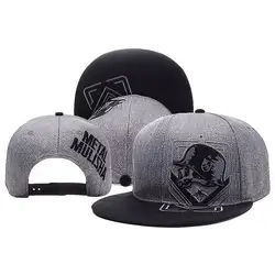 Unisex wyszywane litery czapka z daszkiem kobiety Outdoor Sports Sun czapka z płaskim daszkiem mężczyźni moda Metal Mulisha czapka z daszkiem Hip Hop czapki