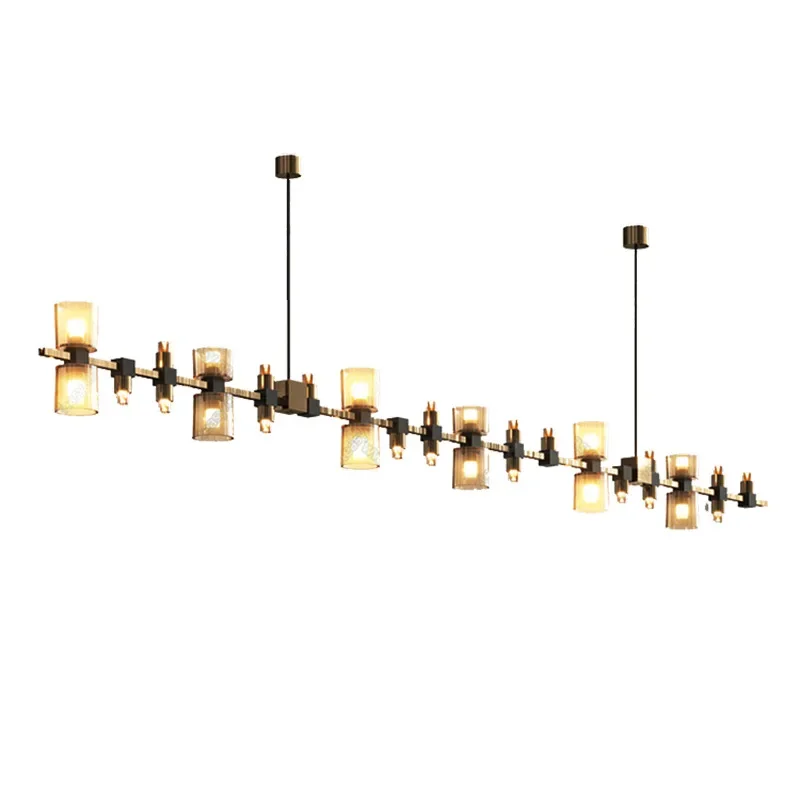 

Postmodern designer art restaurant lights Nordic simple villa dining table tea room chandelier