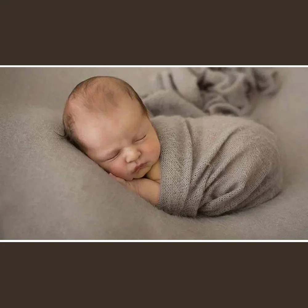 Neugeborenen Fotografie Requisiten Baby Wraps Foto Schießen Zubehör Foto Studio Decke Hintergrund Mohair Elastische Stoff