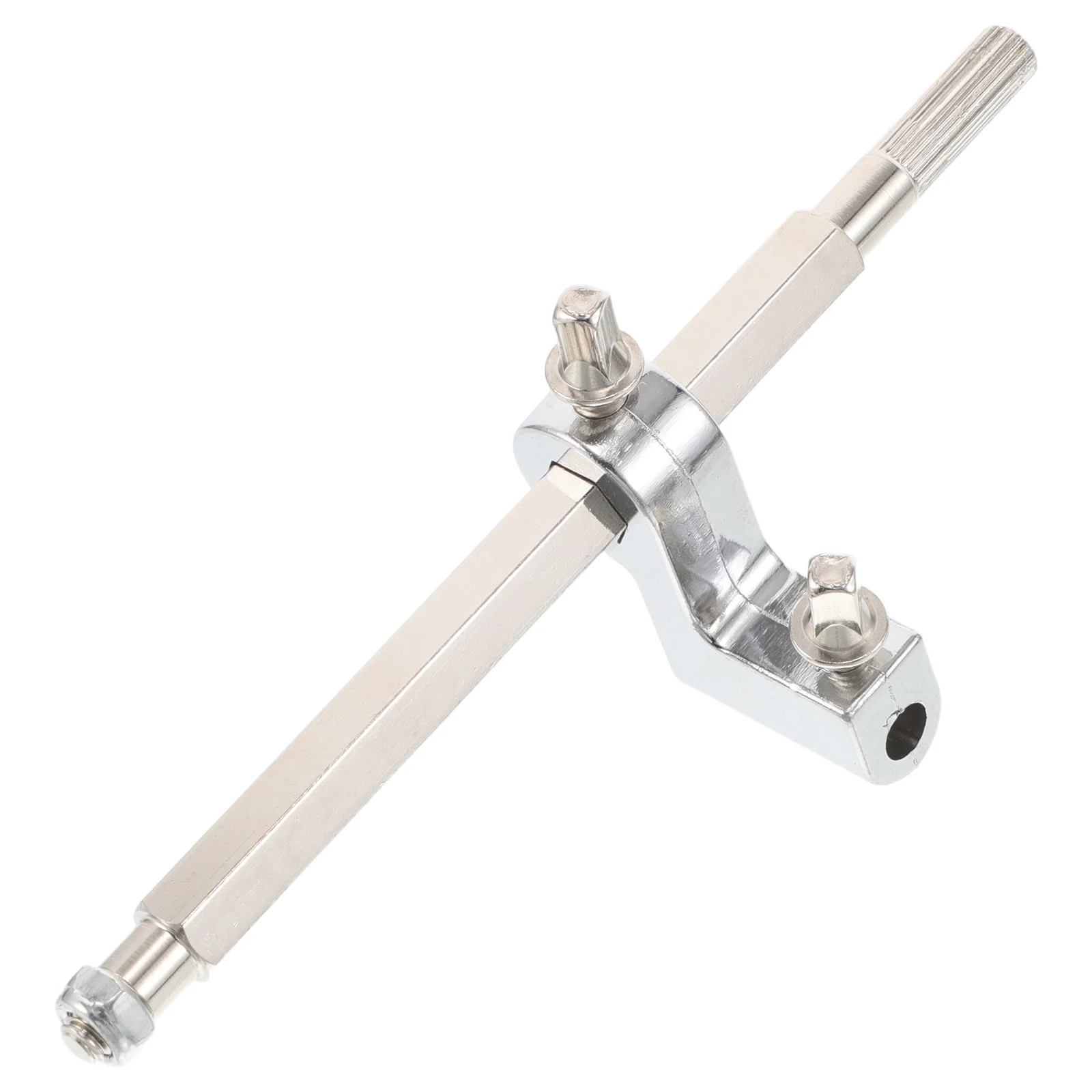 

2Pcs Bass Drum Pedal Beater Holder Clip Precision Connector Rod for Double Kick Pedal Seamless Rotation Stage Practice