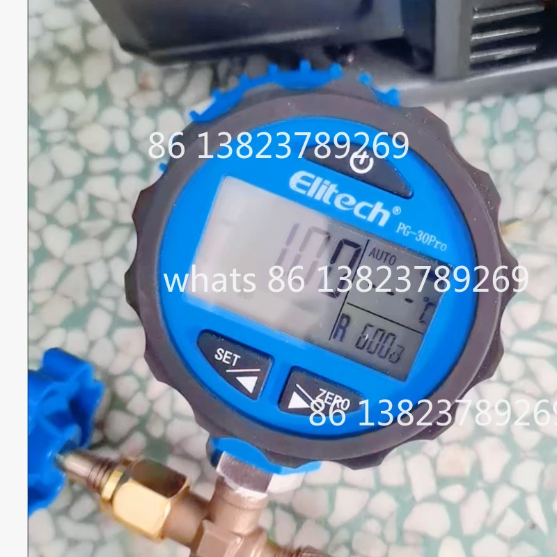 

Цифровые манометры Elitech Red Blue PG-30Pro для систем ОВКВ, 87+ видов хладагентов, с подсветкой, пластиковый корпус, точность 0.001 МПа